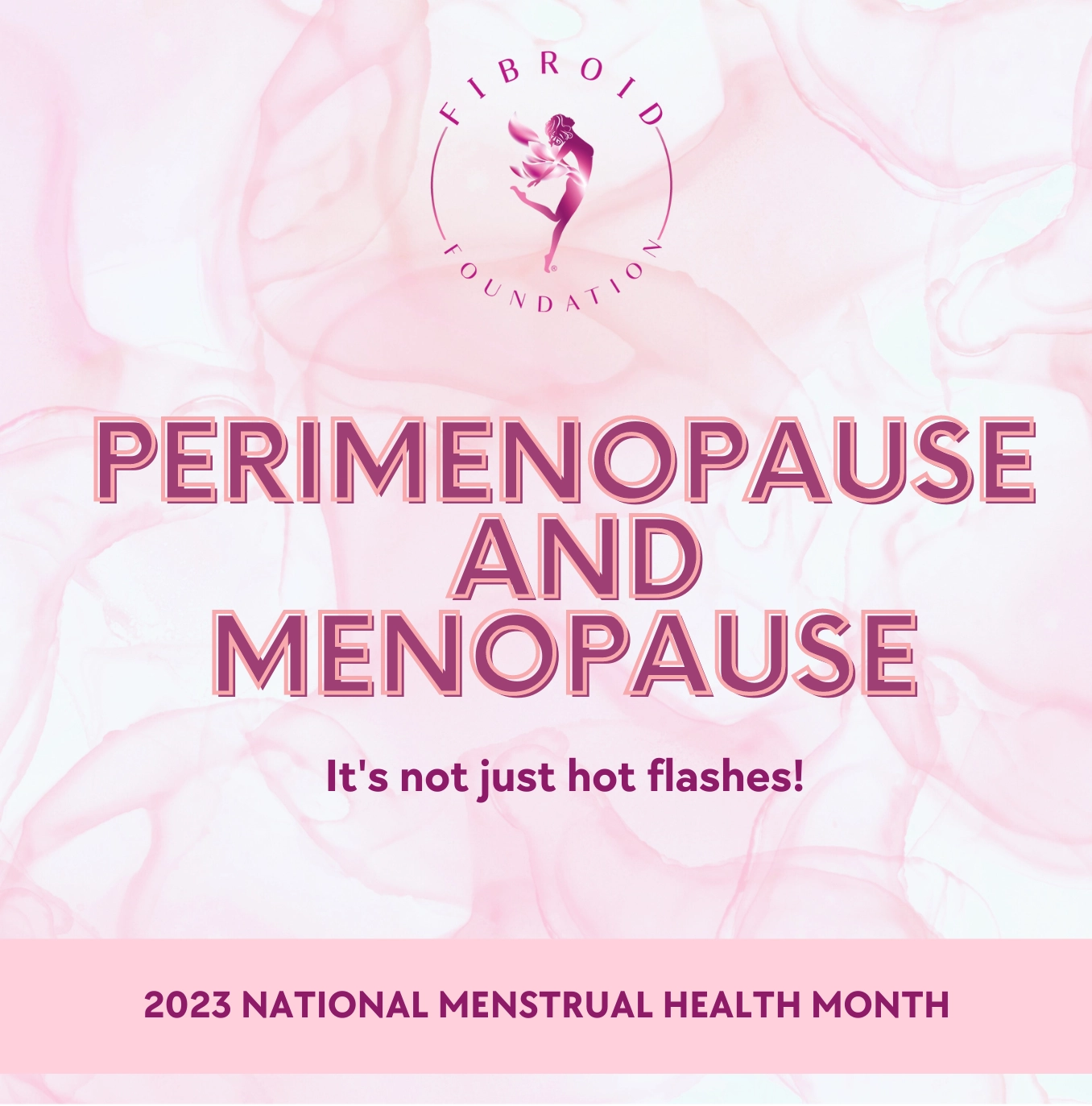 Perimenopause and Menopause Virtual event on May 31 at 7pm EDT | 2023 National Menstrual Health Month