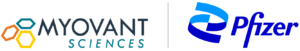Myovant Sciences and Pfizer combined logo