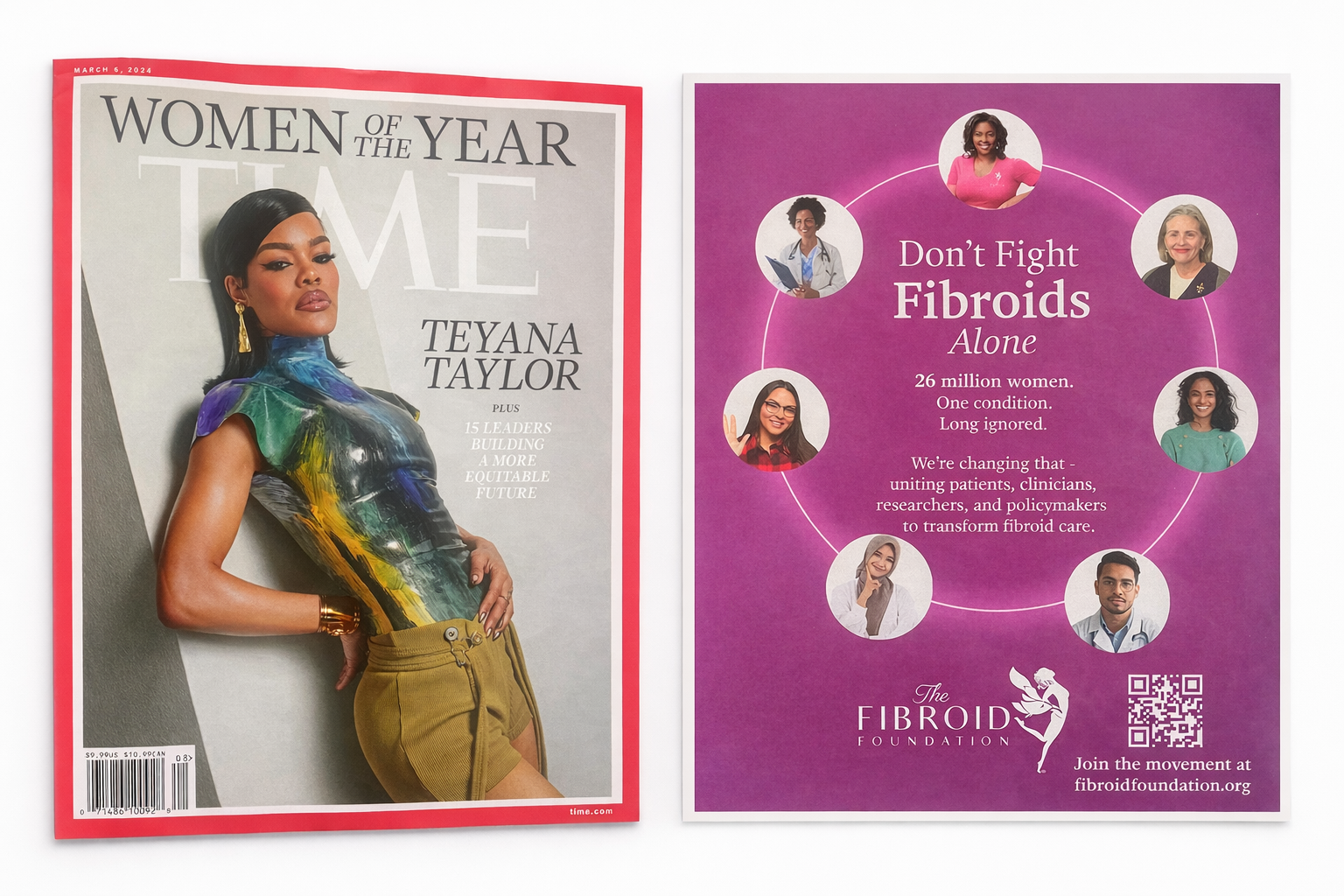 Why The Fibroid Foundation Has a Full-Page Ad in TIME Magazine This Women's History Month
